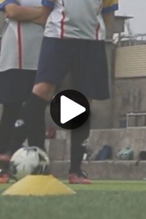 Building the Basics | Girls’ Football Dribbling Drill