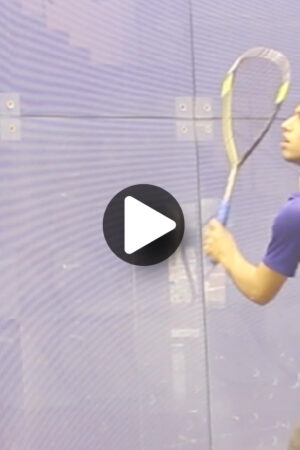 Backhand Precision | Left-Handed Squash Practice
